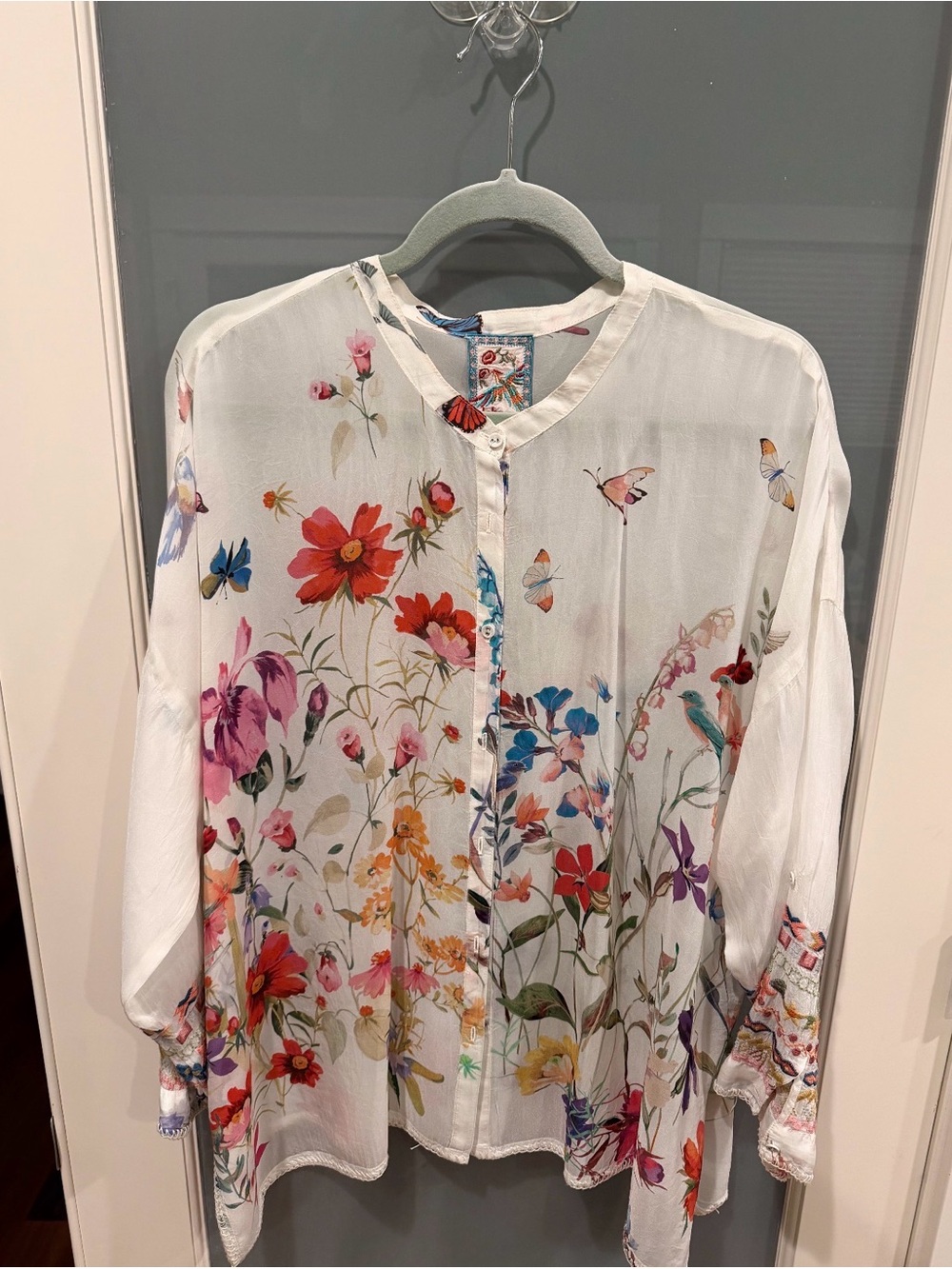 Johnny Was Odessa Silk Blouse / Tunic
